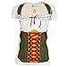 Impact Originals Beermaid Octobeerfest Fraulein Juniors White T-Shirt L
