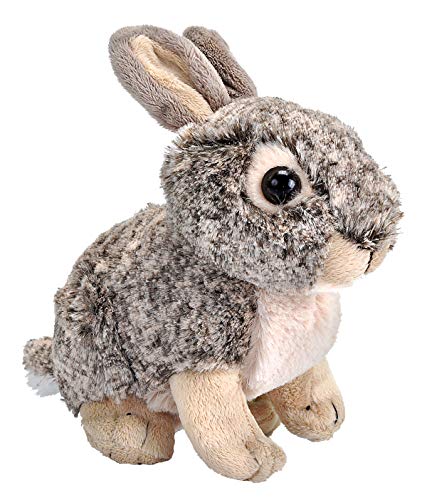 Wild Republic 15951 18044 Bunny Plush Plüsch Kaninchen, Cuddlekins Kuscheltier, Plüschtier, 20 cm, Multi