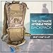 Outtracker All in ONE Tactical MOLLE Hydration Backpack 3500L Water Filtration System, 2L Water Bladder Daypack or Water Bag for Sports, Hiking, Hunting, Air-Soft and Cycling.