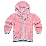 Arshiner Girls Casual Long Sleeve Hooded Fleece Jacket Warm Coat