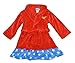 DC Comics Big Girls Wonder Woman Velvet Fleece Robe, Red, X-Small