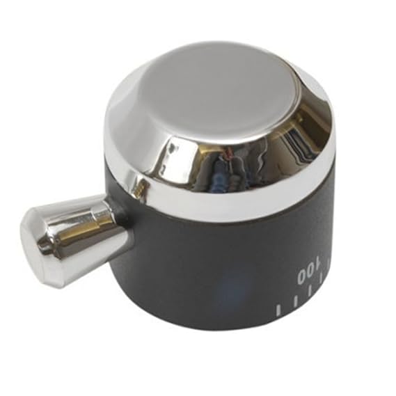 Rangemaster 8163 8164 Genuine Temperature Control Knob for Oven Cooker Hob (Black / Chrome