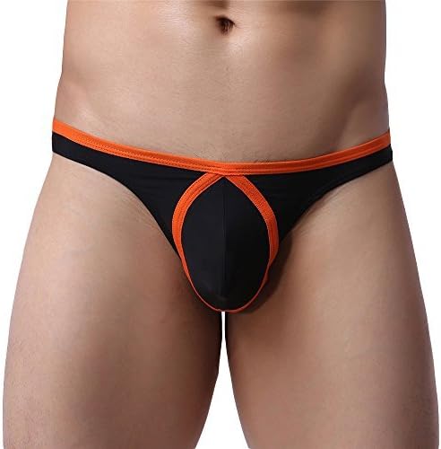 ANUN Men's Stretch Fit Ice-Silk G-Strings Thongs Underwear