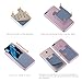 Costyle Phone Card Holder for Back of Phone, 6 Pack Credit Card Holder for Cell Phone Slim Self Adhesive Phone Wallet Pocket Sleeve Stick Compatible iPhone, Samsung Galaxy, Android & Other Phone Case