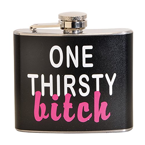 Bachelorette Party 5 oz. Stainless Steel Flasks (Set of 4) (Assorted Designs) - Thumbnail 3