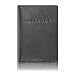 KAVAJ Leather Passport Holder Case "Rome" Black or Cognac-Brown - RFID Blocking Cover Wallet Genuine Leather Women Men
