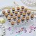 50pcs 0.5ml Size 11x18x6mm Small Mini Glass Bottles Jars with Cork Stoppers/ Message Weddings Wish Jewelry Party Favors/ - Size: Small Mini Glass Bottles Jars with Cork Stoppers/ Message Weddings Wish Jewelry Party Favors