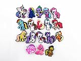 18pcs Cute My Little Pony Party Gifts Shoe Charms for Croc & Wristband Bracelet