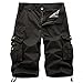 Men's Twill Cargo Shorts (32, Dark grey)