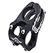 ZFZ Bicycle BIke Stem 31.8mm Super light MTB BMX DH FR Handlebar Accessories Black Red Blue Gold (Black)