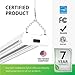 Sunco 10 Pack Linkable LED Utility Shop Light, 4500 LM, Single CCT (6000K), 4 FT, 48 Inch Integrated Fixture for Garage, 40W Equivalent 150W, Surface + Suspension Mount, White