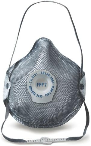 Elite Choice Moldex New Generation Moulded Mask with D Ventex Valve for Ozone and Welding Fumes FFP2 [Pack of 10] [Top Spec] - Min 3yr Warranty