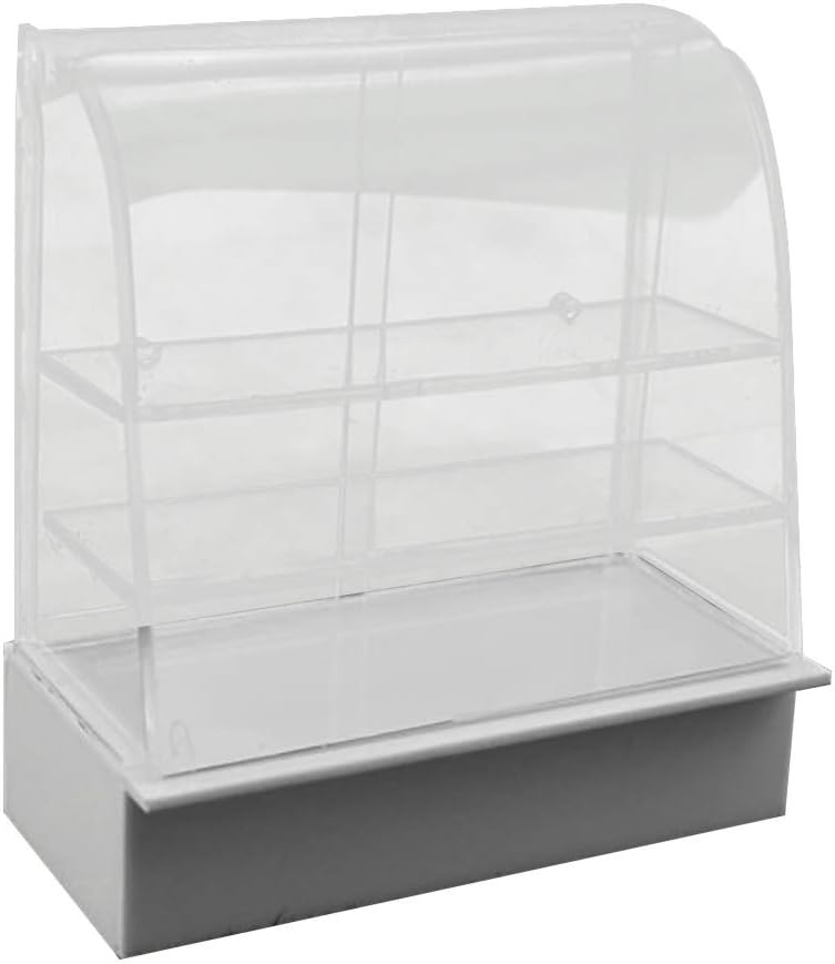 Hoolick 1/12 Tiny Exquisite Store Cake Display Rack Cabinet Model Miniature Furniture Dollhouse Accessories