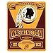 NFL Marquee Logo Lightweight Fleece Blanket (Washington Redskins)