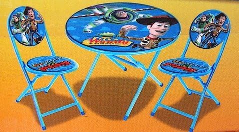toy story table and chair set