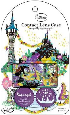 Amazon ホラグチカヨ コンタクトレンズケース 01 ラプンツェル パープル ｓｈｏ ｂｉ コンタクトケース