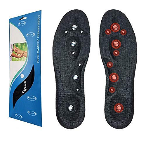 LotusTextile 2019 Acupressure Magnetic Insole, Massage Insole, Health Insole, Magnet Arch Pad, Pu Insole,S:35~38