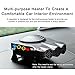 Junda Portable Car Heater Fast Heating Quickly Defrosts Defogger with 3-Outlet, Suitable for 12V 150W Auto Car