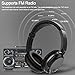 Tv Earphones Wireless Headphones RF Headphones 3.5mm Wired Earphones Hifi Stereo Rechargeable Headset with FM Radio for PC TV MP3 MP4 Audio