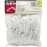 Feltables Letters & Numbers 2 80/Pkg-White