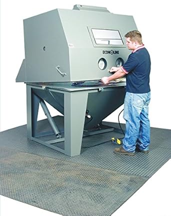 Abrasive Blast Cabinet 60x48 Siphon Feed Power Sand Blasters