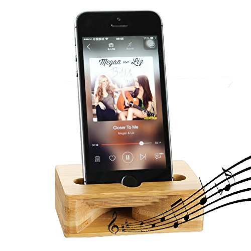 Fanshu Bamboo Phone Stand Amplifier