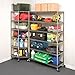 Heavy Duty Steel 6-Tier Corner Restaurant Shelf Commercial Food Storage, NSF Approved