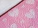 SLPR Plush Fleece Throw Blanket for Girl's Room Nursery with Sherpa (Pink Hearts, 50