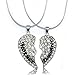 BablingTM Womens 18K Gold Plated Heart Crystal Pendant Necklace