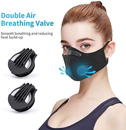 PIPITREE-1-Pc-Anti-Dust-Reusable-Half-Face-Mask-Men-Motorcycle-Mask-Outdoor-Cycling-Sports-Activated-Carbon-Filter-Mask-Orange