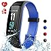 Mgaolo Fitness Tracker Smart Watch,Activity Health Tracker Waterproof Fit Band with Blood Pressure Heart Rate Bit Sleep Monitor Pedometer Step Calorie Counter for Fitbit Android and iPhone (Blue)