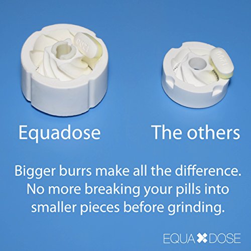 The Equadose Pill Crusher, Pill Grinder. Crushes Multiple Tablets at Once. Great for Pets Too.