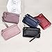 Aladin Small Leather Crossbody Bag/Wristlet Purse 2 In 1 Handbag for Women Teen Girls (Black)