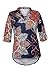 Dokotoo Womens Summer Casual V Neck Short Sleeve High Low Work Peasant Blouses and Tops Orange Large