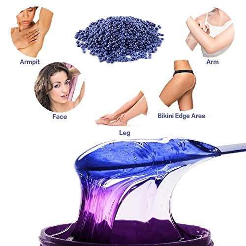 image for Wax Warmer, ESARORA Hair Removal Waxing Kit Electric Hot Wax Warmer Wi