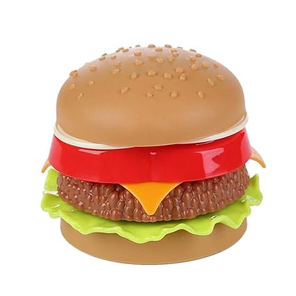 VIPECO Simulation Food Hamburger Kitchen Toy Pretend Play Kids Assembled Model (1) Reliable Quality and Durable