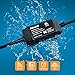 Outdoor Dimmer for String Lights,350 W String Light Dimmer Switch,100 FT Remote Control Dimming Timer for Led Light,Lamp and Patio Light,Dimmer for Outdoor String Light,Dimmer Plug,Timer,Waterprooof