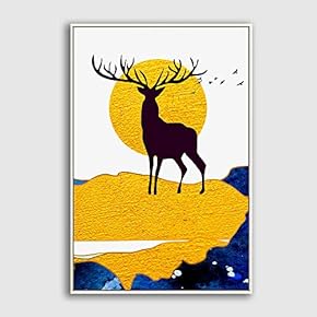 Framed Home Artwork Abstract Scenery for Living Room Bedroom