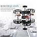 UK BONITOYS BoniToys Handheld Flying Fidget Spinner,Anti-Anxiety ADHD Relieving Reducer Outdoor Interactive Toys for Kids Adult, Black