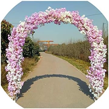 人工花 桜 金属製 ウェディングアイアンアーチスタンド フルチェリーブロッサム Sb 122 Diy 09 春の新作シューズ満載 窓 アーチシェルフ パーティー装飾