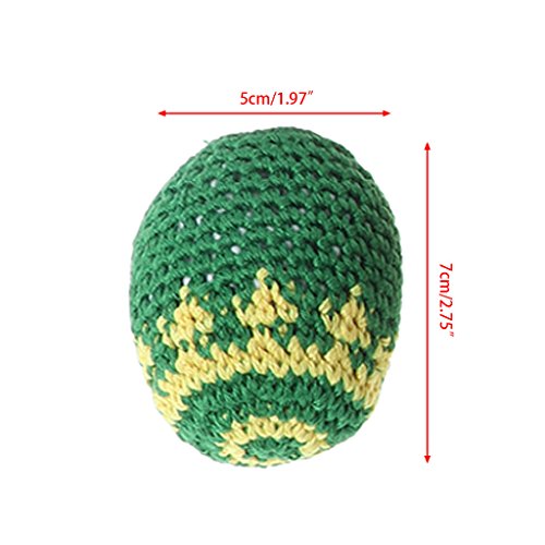 Huilier Handmade Sacks Footbag Toy Balls Magic Juggling Ball Kid Outdoor Toy Soft Ball - Thumbnail 7