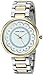 Anne Klein Women's AK/2843MPTT Swarovski Crystal Accented Two-Tone Bracelet Watch