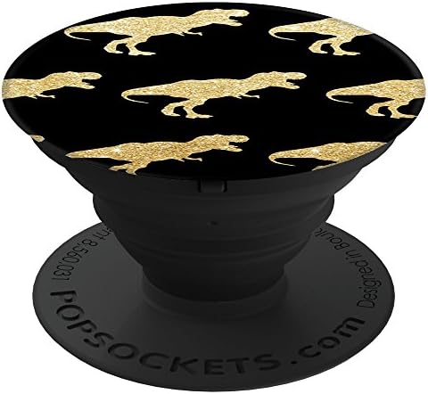 Culture of Pop Dinosaur Dino Gold Trex T Rex tyrannosaurus rex PopSockets Stand for Smartphones and Tablets