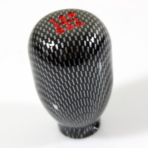 Universal Fit Type R JDM Style Carbon Fiber Paint Aluminum Manual Shift Knob