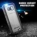 Samsung Galaxy S8 Waterproof Case, UBeesize Transparent-back ShockProof Protective Case with Dirtproof Snowproof Full Body Cover for Galaxy S8 (5.8 inches)