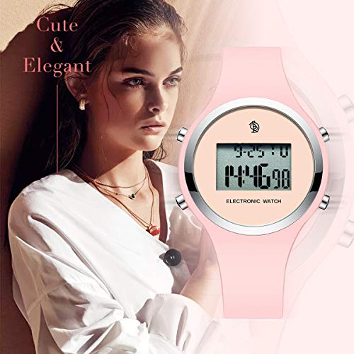 1 Digital+Elegant+Waterproof+Stopwatch+Functional