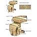 Multitool Sheath for Belt, Leather EDC Pocket Organizer for Men, Leatherman Sheath with Pen Holder, Key Fob, Flashlight Sheath, EDC Leather Pouch (Brown)