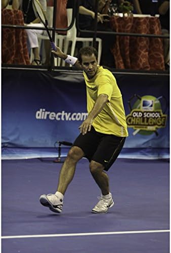 Globe Photos ArtPrints Pete Sampras Playing Tennis - 8" X 10" Pop Culture Art Photographic Full Bleed Print - Premium Paper