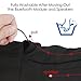 Bluetooth Sleep Headband Headphones, LC-dolida Bluetooth Wireless Music Sleeping Headsets Sport Headbands Built-in Speakers Microphone for Sleeping, Workout, Running, Yoga, Black