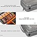 Electronics Organizer, Vivefox Double Layer Travel Cable Organizer Electronic Accessories Storage Bag for Cables, E-Book Kindle, Earphone Flash Hard Drive, 12-inch MacBook, iPad -(Gray)